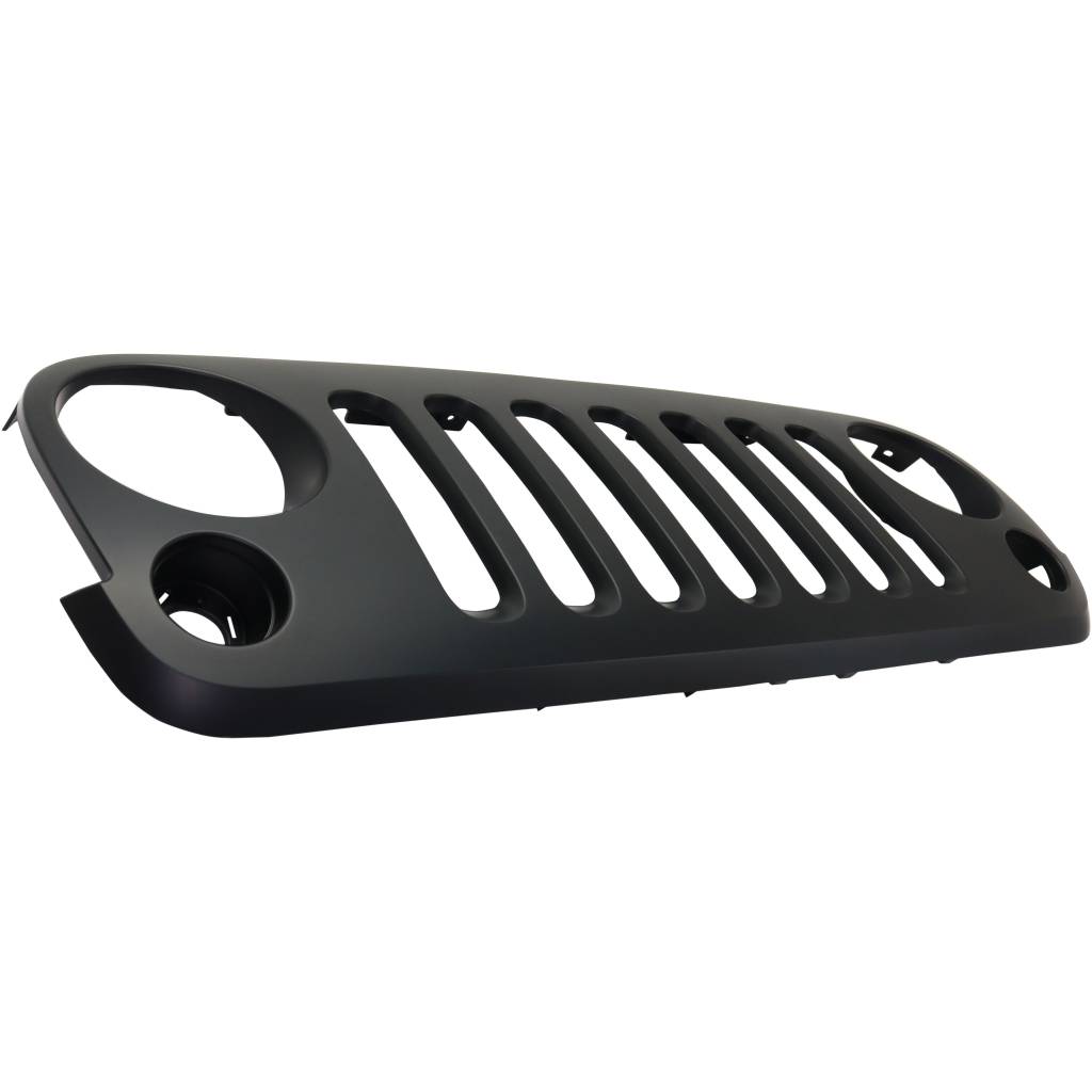 JEEPVEHICLE WRANGLER (JK) GRILLE (PAINTED)**CAPA** OEM#68046306AC 2007-2018 PL#CH1200313C