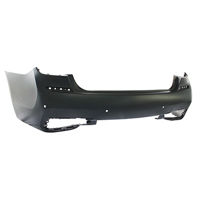 BMW BMW 7 SERIES HYBRID (740e/745e) REAR BUMPER COVER PRIMED GRAY (W/PARK ASSIST)(W/M PKG)**CAPA** OEM#51128064760 2017-2019 PL#BM1100357C