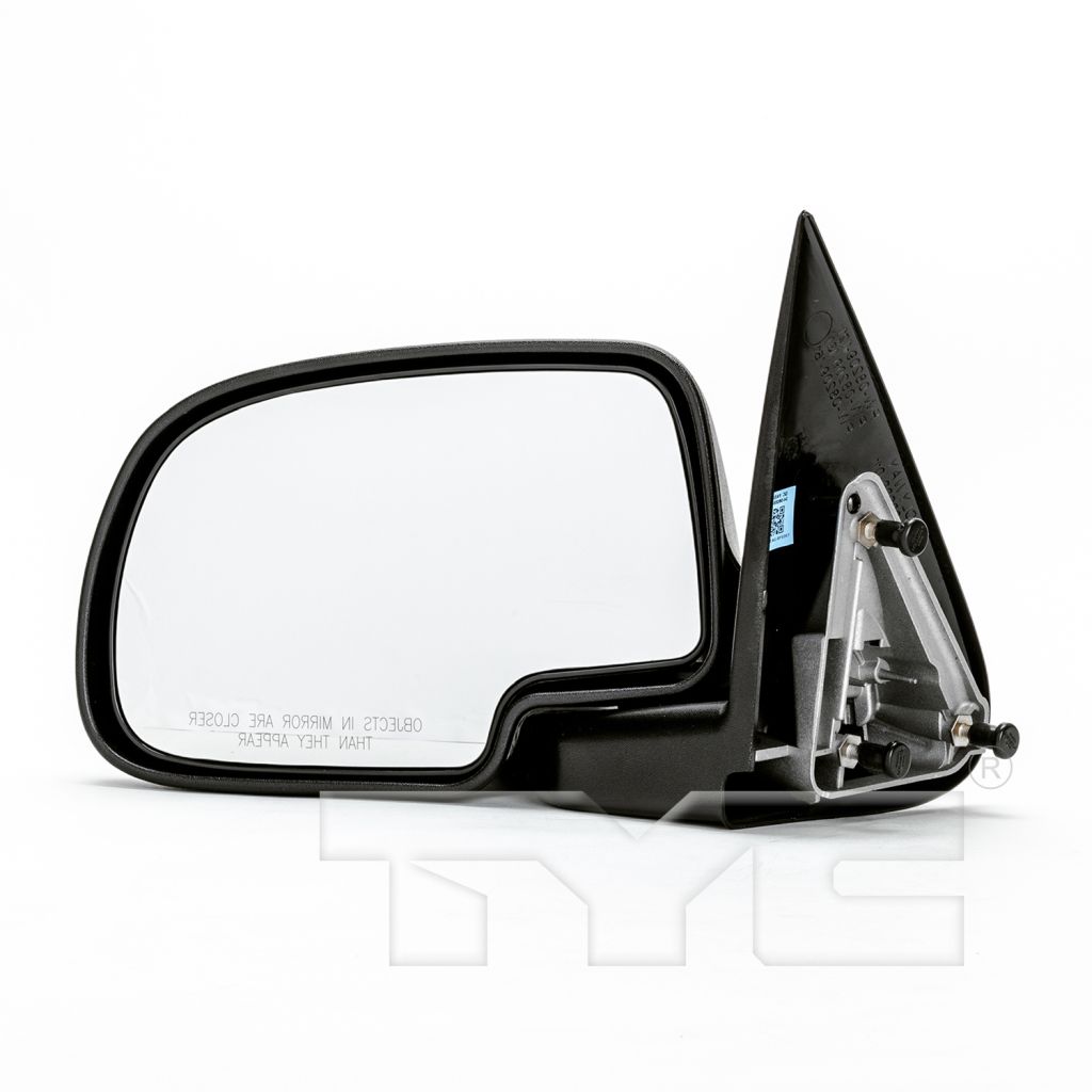 GM TRUCKS & VANS SUBURBAN (CHEVY) MIRROR LEFT (Driver Side) MANUAL (W/CHROME COVER)(STD Type) OEM#GM1320208 2000-2006 PL#GM1320208