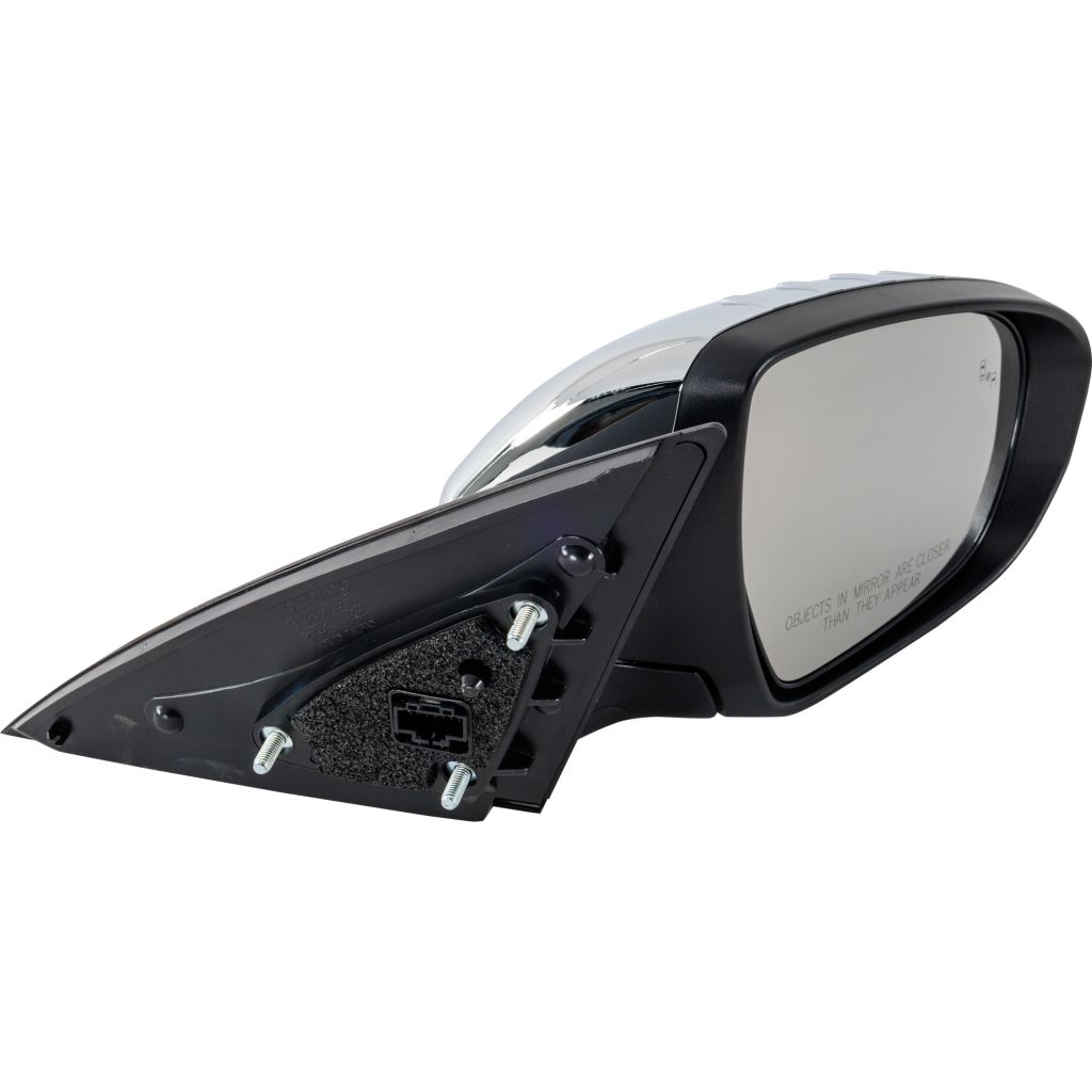 KIA OPTIMA DOOR MIRROR RIGHT (Passenger Side) PWR/HTD/SIGNAL/P-FOLD (W/BSD)(USA)(CHROME) OEM#876204C550 2014-2015 PL#KI1321230