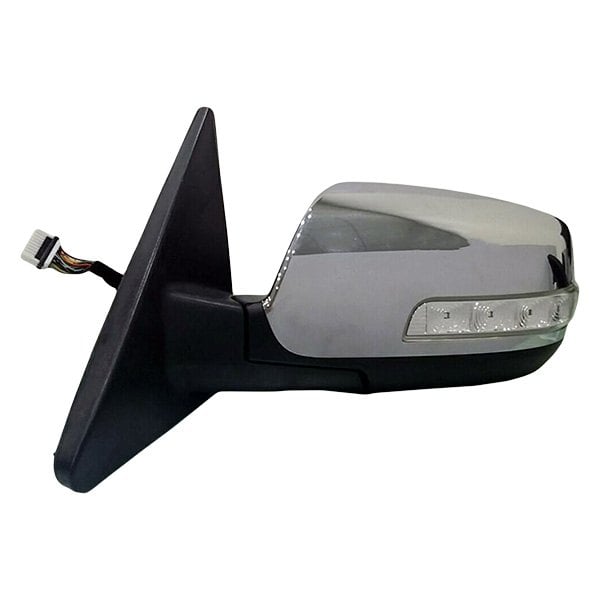 KIA SORENTO DOOR MIRROR LEFT (Driver Side) PWR/HTD/SIGNAL/MEMORY (W/BSD)(PWR-FOLD)(CHROME CVR) OEM#876101U720 2014-2015 PL#KI1320212