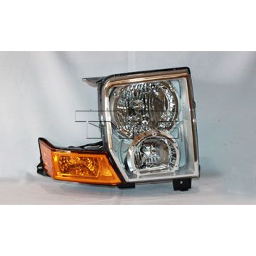 JEEP COMMANDER HEAD LAMP ASSEMBLY RIGHT (Passenger Side) (HALOGEN)W/SIGNAL LAMP OEM#55396536AI 2006-2010 PL#CH2519117