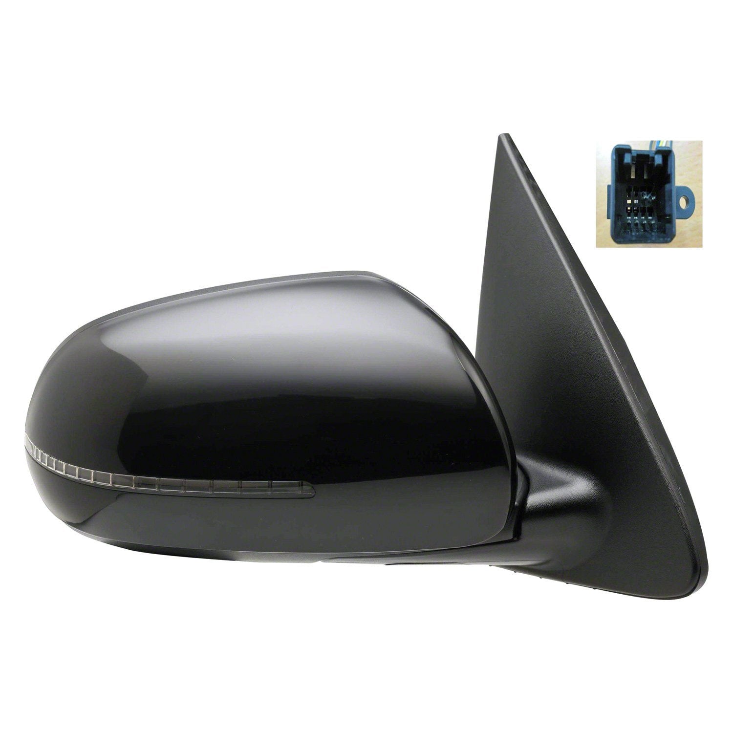 KIA FORTE SEDAN DOOR MIRROR RIGHT (Passenger Side) PWR/HTD/M-FOLD (W/SIGNAL LAMP) OEM#876201M005 2011-2013 PL#KI1321156