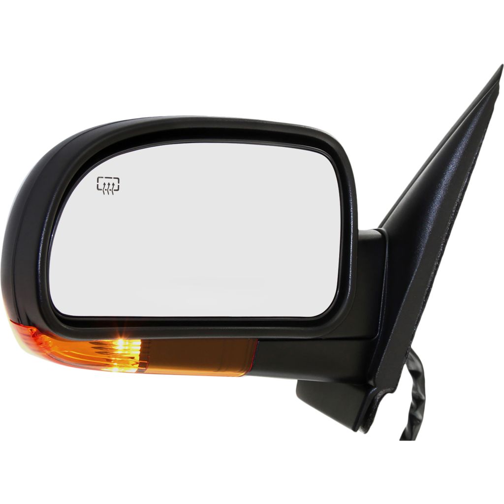 GM TRUCKS & VANS TRAILBLAZER DOOR MIRROR LEFT (Driver Side) POWER/HEATED (W/MEMORY)(M-FOLD)(AMBER LAMP)(Exc SS MDL)(TXT) OEM#15789785 2004-2007 PL#GM1320323