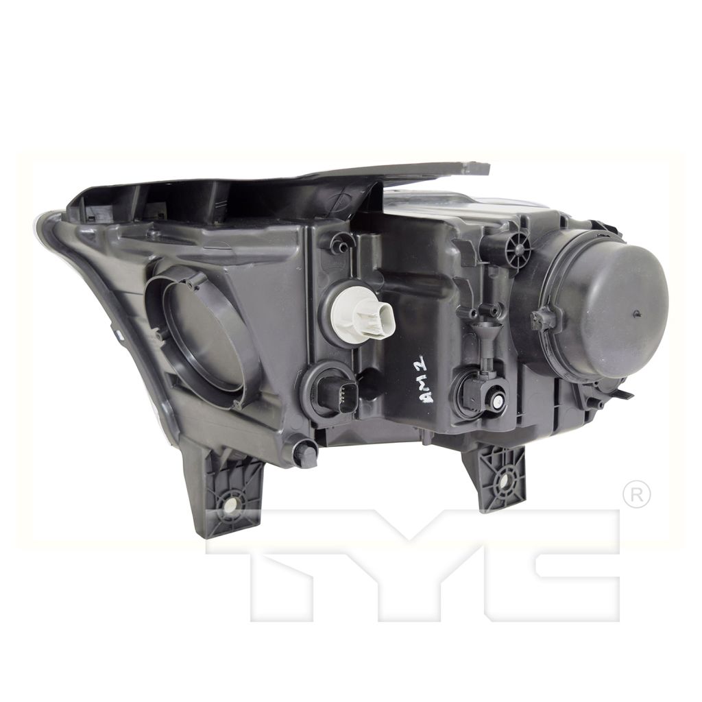 DODGE TRUCKS & VANS DURANGO HEAD LAMP ASSEMBLY RIGHT (Passenger Side) (HALOGEN)(WO/LED DRL)(CHR BEZEL)**CAPA** OEM#68188730AF 2014-2015 PL#CH2503256C