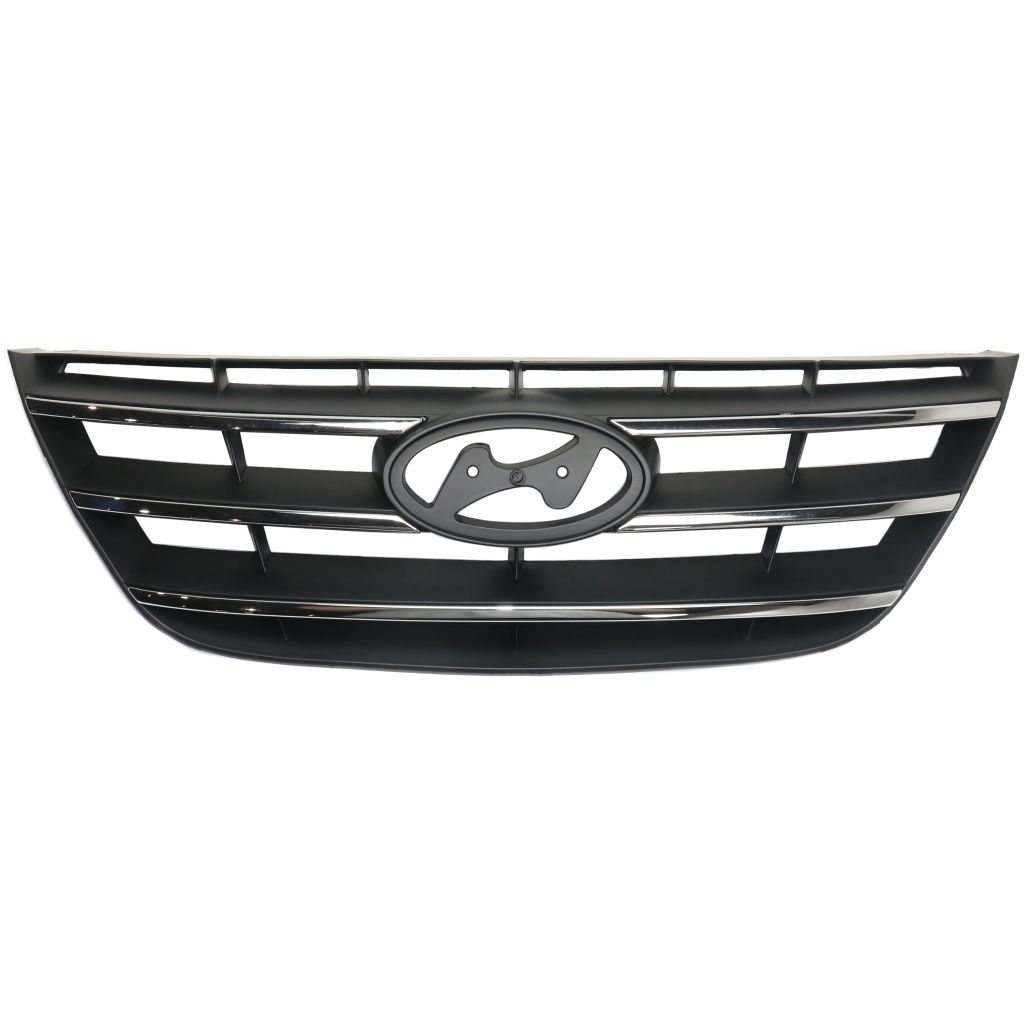 HYUNDAI SONATA GRILLE CHR/BLK **CAPA** OEM#863503K600 2009-2010 PL#HY1200152C
