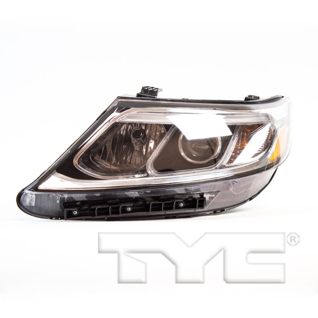 KIA SORENTO HEAD LAMP ASSY LEFT (Driver Side) (HALOGEN)(LX)(WO/LED) OEM#921011U500 2014-2015 PL#KI2502164