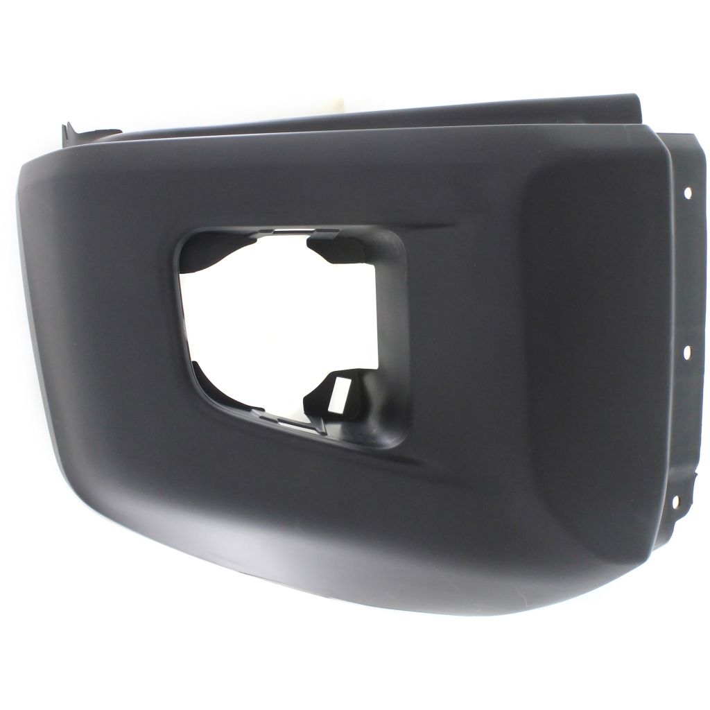 TOYOTA TUNDRA FRONT BUMPER END RIGHT (Passenger Side) BLACK (WO/SENSOR) **CAPA** OEM#521120C080 2014-2021 PL#TO1005182C