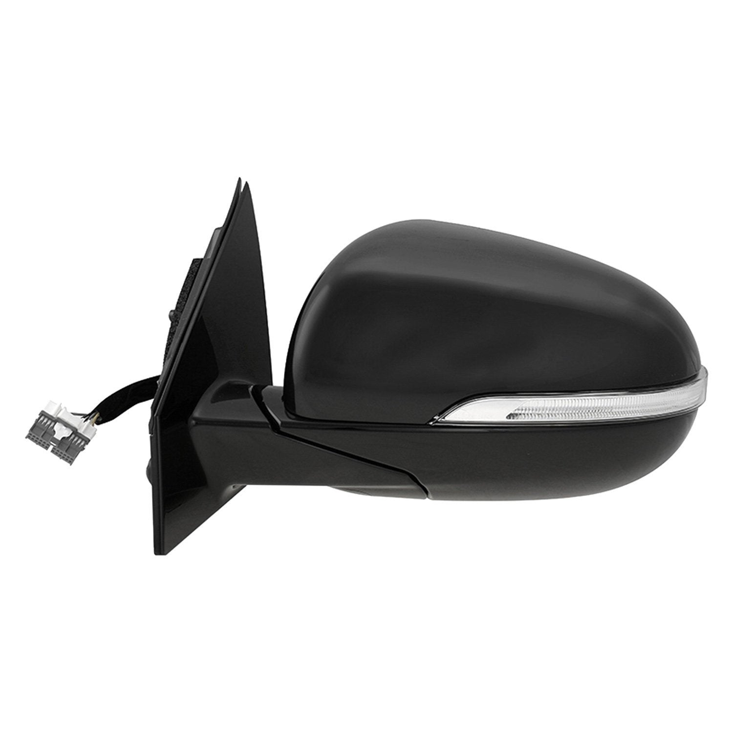 KIA SORENTO DOOR MIRROR LEFT (Driver Side) PWR/HTD/SIGNAL (WO/BSD)(WO/AVM)(MAN-FOLD) OEM#87610C6080 2016-2020 PL#KI1320207