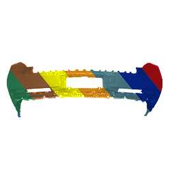 CADILLAC ESCALADE/ESCALADE ESV REAR BUMPER COVER PRIMED (EXC ESV) OEM#84399428 2017-2020 PL#GM1100A14