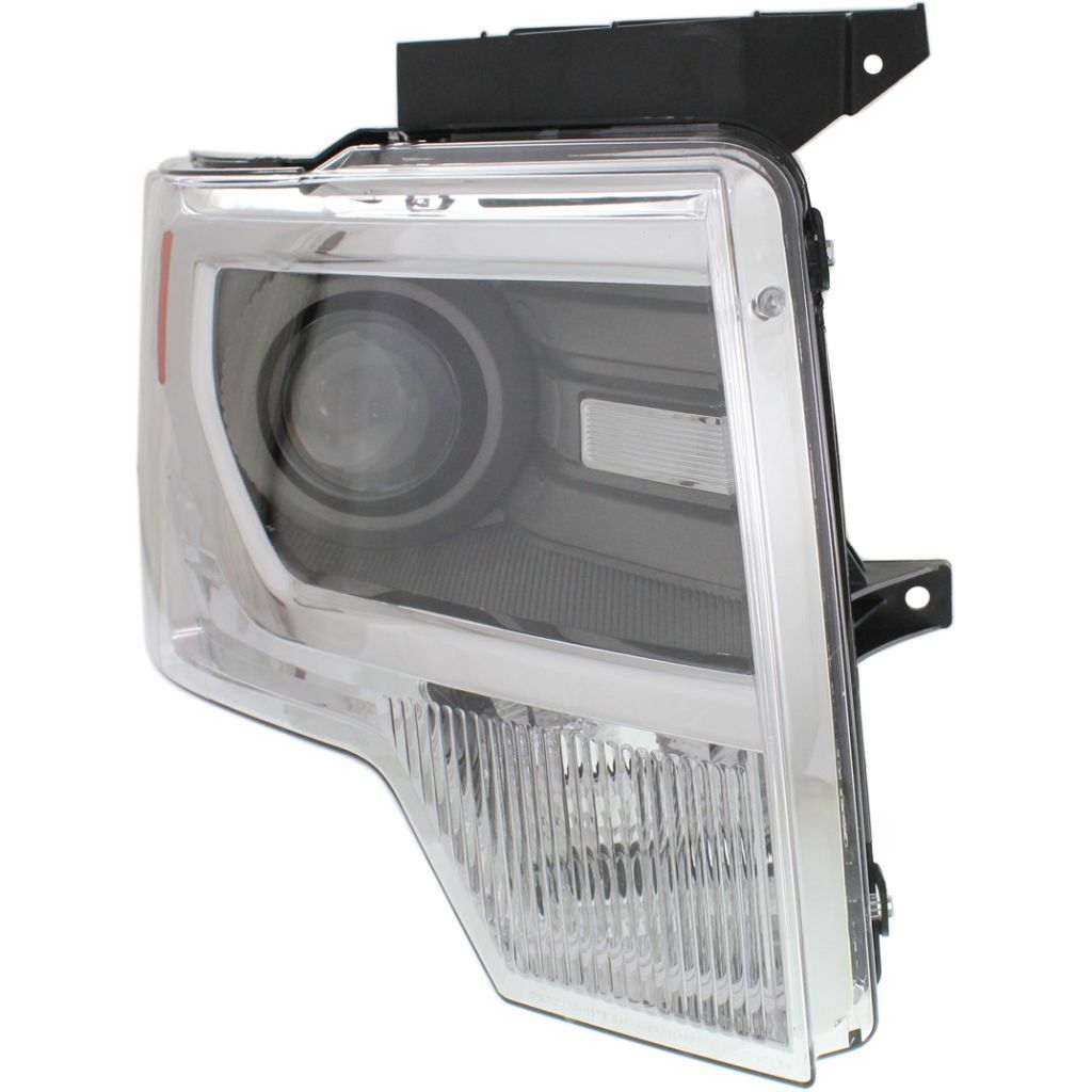 FORD TRUCKS & VANS FORD/PU F150 (EXC SVT RAPTOR) HEAD LAMP RIGHT (Passenger Side) ( HID)(CHROME TRIM)(WO/BULBS&BALLAST) OEM#DL3Z13008AB 2009-2014 PL#FO2519120