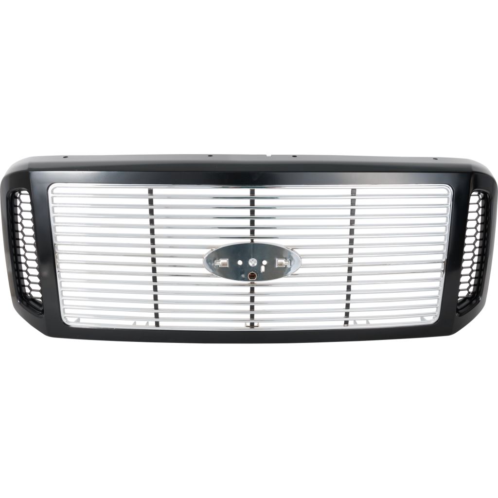 FORD TRUCKS & VANS FORD/PU (F250/350/450/550) Super Duty GRILLE BLACK (HARLEY DAVIDSON)(W/BILLET DESIGN) OEM#6C3Z8200DH 2005-2007 PL#FO1200458