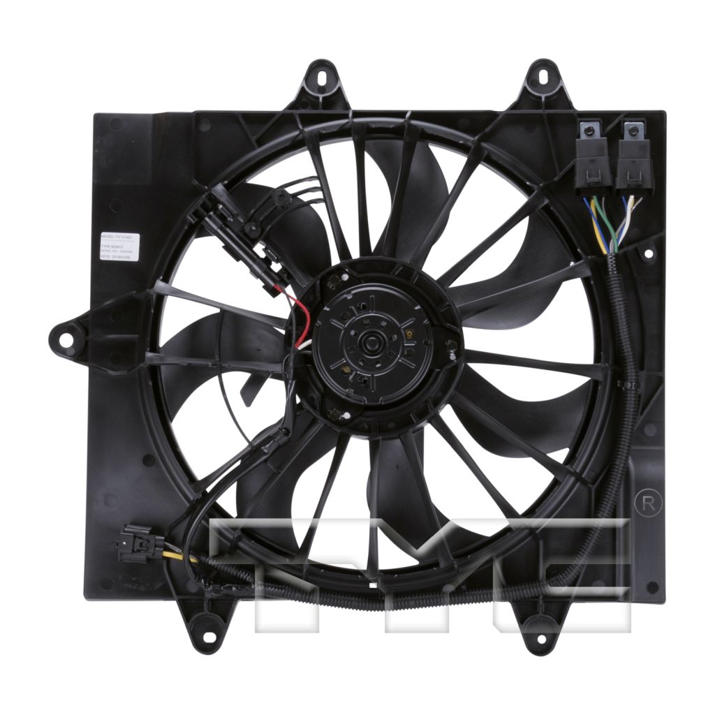 CHRYSLER PT CRUISER RADIATOR & A/C FAN ASSY (W/TURBO)(SINGLE FAN) OEM#5179463AA 2006-2010 PL#CH3115156