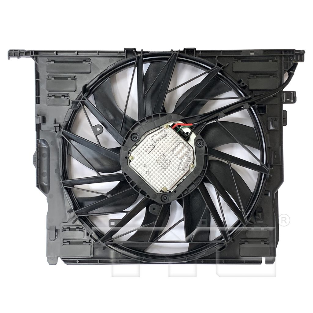 BMW BMW 7 SERIES HYBRID ( 750 HYBRID) RADIATOR & A/C FAN ASSY (SINGLE FAN) OEM#17427647652 2013-2015 PL#BM3115119