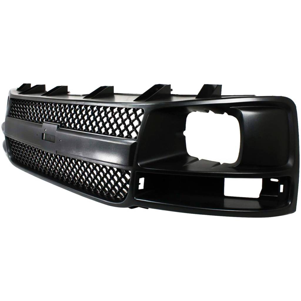 GM TRUCKS & VANS CHEVY/GMC/VAN(Express/Savana) GRILLE BLACK (SEALED BEAM HEAD LAMP)(CHEVY)**CAPA** OEM#22816424 2003-2017 PL#GM1200538C