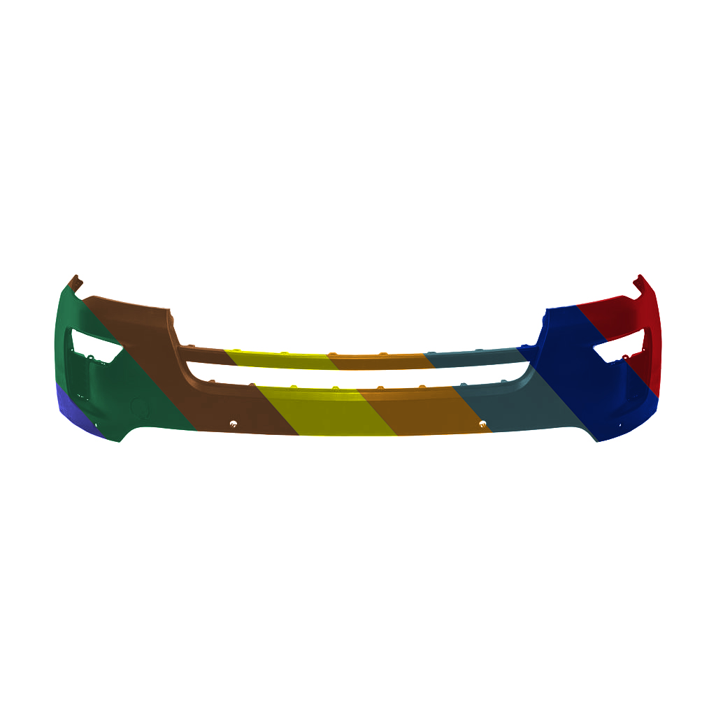 FORD TRUCKS & VANS EXPLORER FRONT BUMPER COVER PRIMED (W/TOW CVR)(W/PK SENSOR)(WO/ACTIVE PARK ASSIST) OEM#JB5Z17D957GAPTM 2018-2019 PL#FO1014132