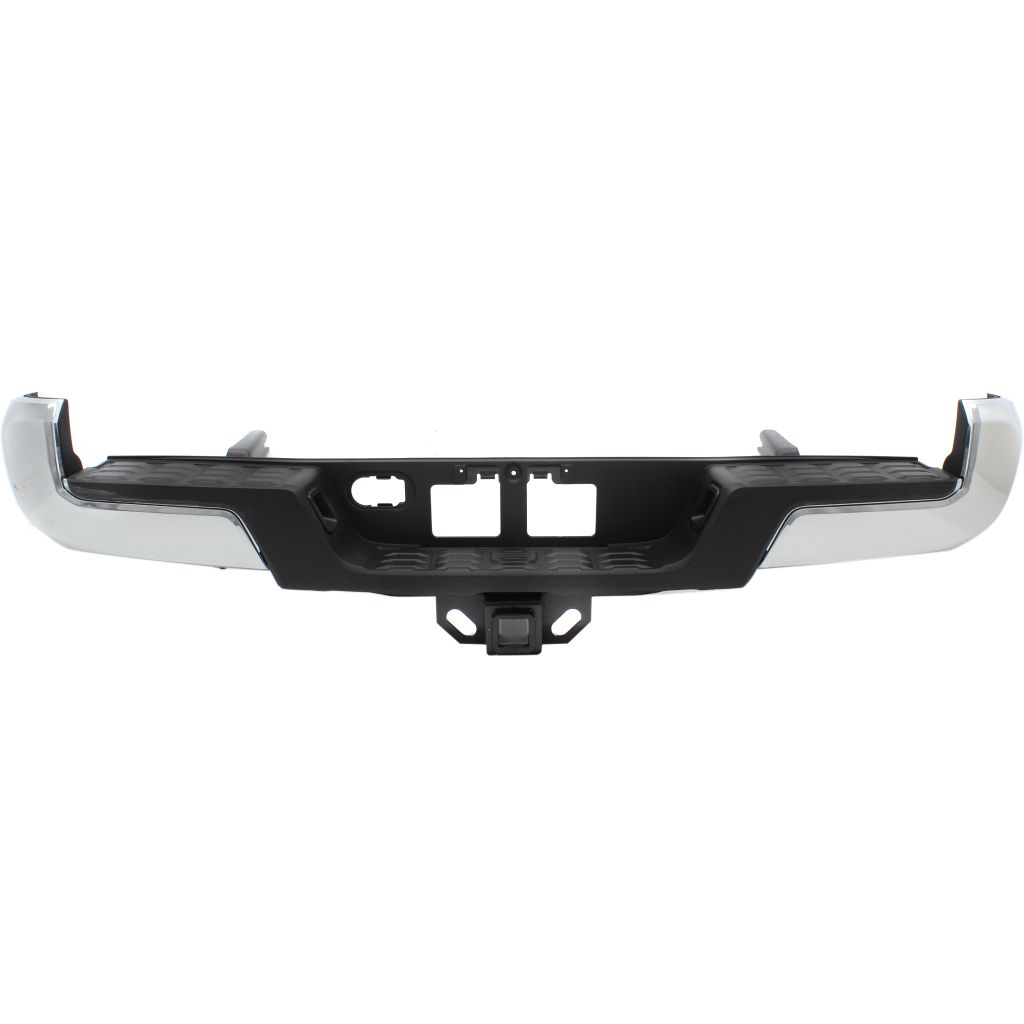 TOYOTA TACOMA REAR STEP BUMPER ASSY CHROME (WO/SENSOR)(W/TOW HITCH) OEM#5215904030-PFM 2016-2023 PL#TO1103129