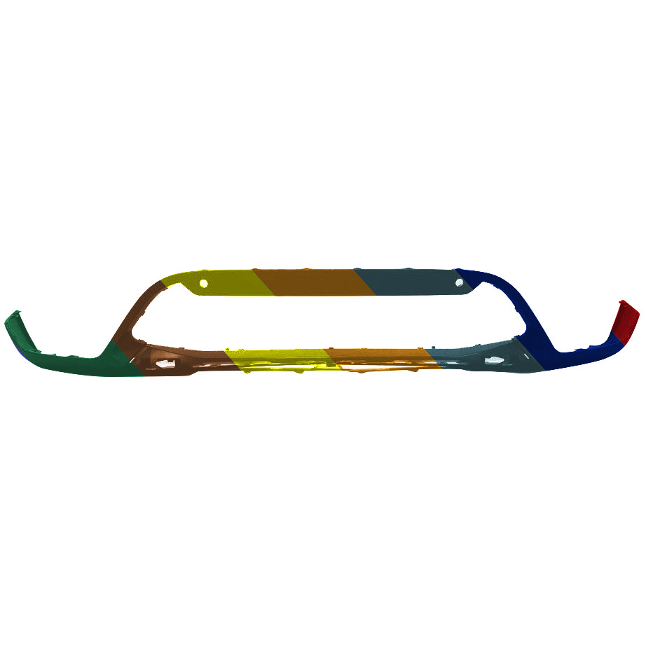 BMW BMW X1 FRONT BUMPER COVER LOWER TEXTURE (W/SENSOR)(WO/M SPORT) OEM#51115A0B080 2020-2022 PL#BM1015113