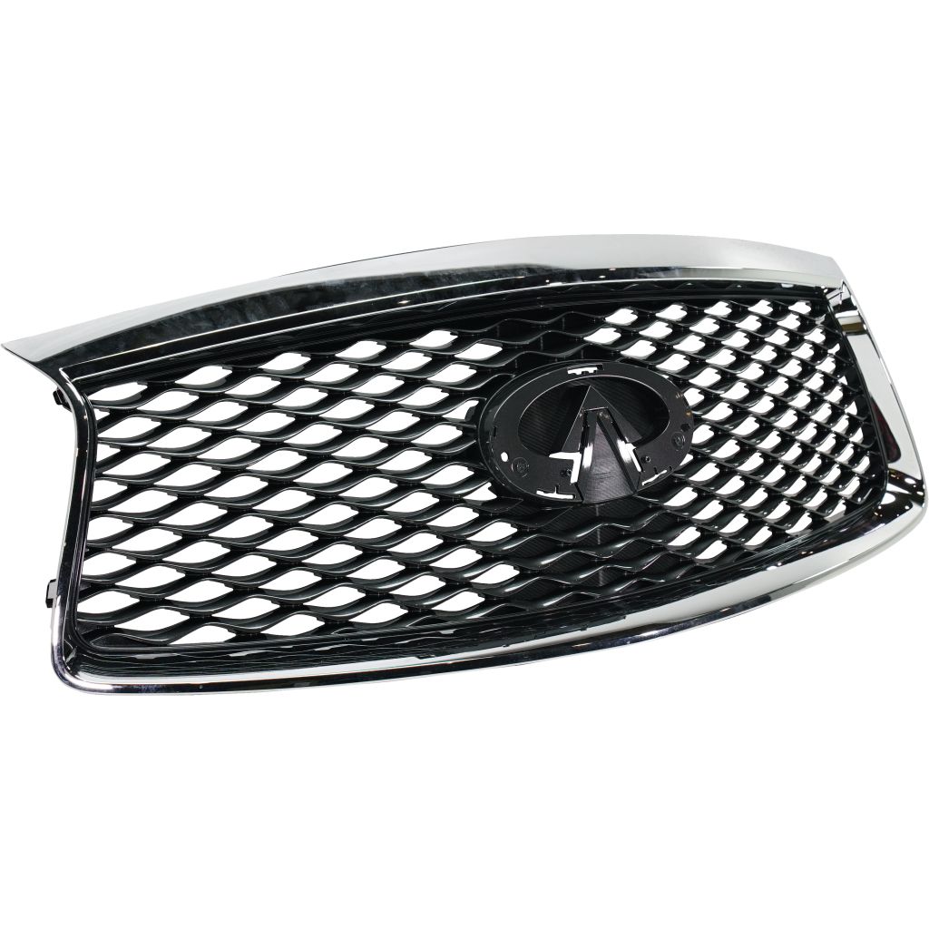 INFINITI QX60 HYBRID GRILLE CHROME/GRAY (WO/CAMERA) **CAPA** OEM#623109NC0A 2016-2017 PL#IN1200135C