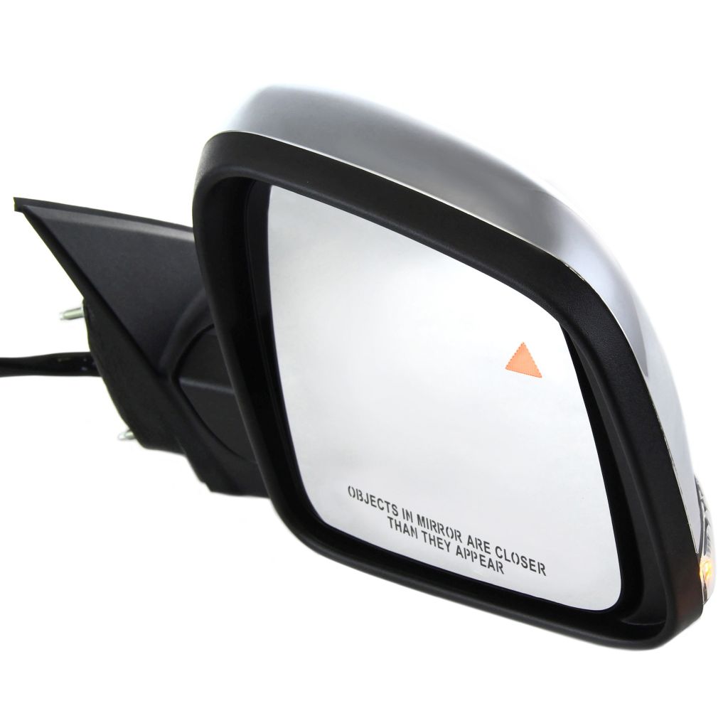 JEEP GRAND CHEROKEE DOOR MIRROR RIGHT (Passenger Side) PWR/HTD/SIGNAL/MEMORY/BLIND DETECT/M-FOLD (CHROME CVR)(WO/AUTO DIM) OEM#68236930AF 2014-2021 PL#CH1321359