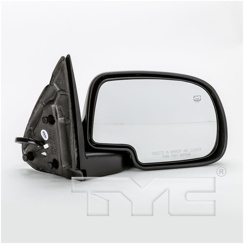 GM TRUCKS & VANS AVALANCHE DOOR MIRROR RIGHT (Passenger Side) PWR/HTD (W/O LAMP)(SMOOTH CVR) OEM#GM1321251 2002 PL#GM1321251