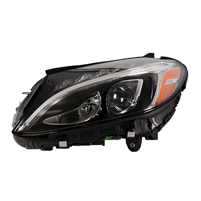 MERCEDES-BENZ C-CLASS COUPE HEAD LAMP LEFT (Driver Side) (LED HEAD LAMP WO/ADAPTIVE) OEM#205906770364 2017-2018 PL#MB2502227