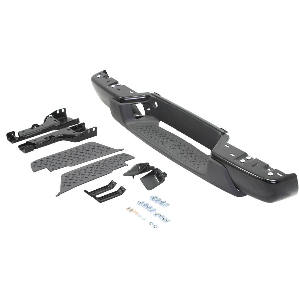 GM TRUCKS & VANS CANYON (GMC) STEP BUMPER ASSEMBLY BLACK (W/O XTREME & TOWING) OEM#20814972-PFM 2008-2012 PL#GM1103157