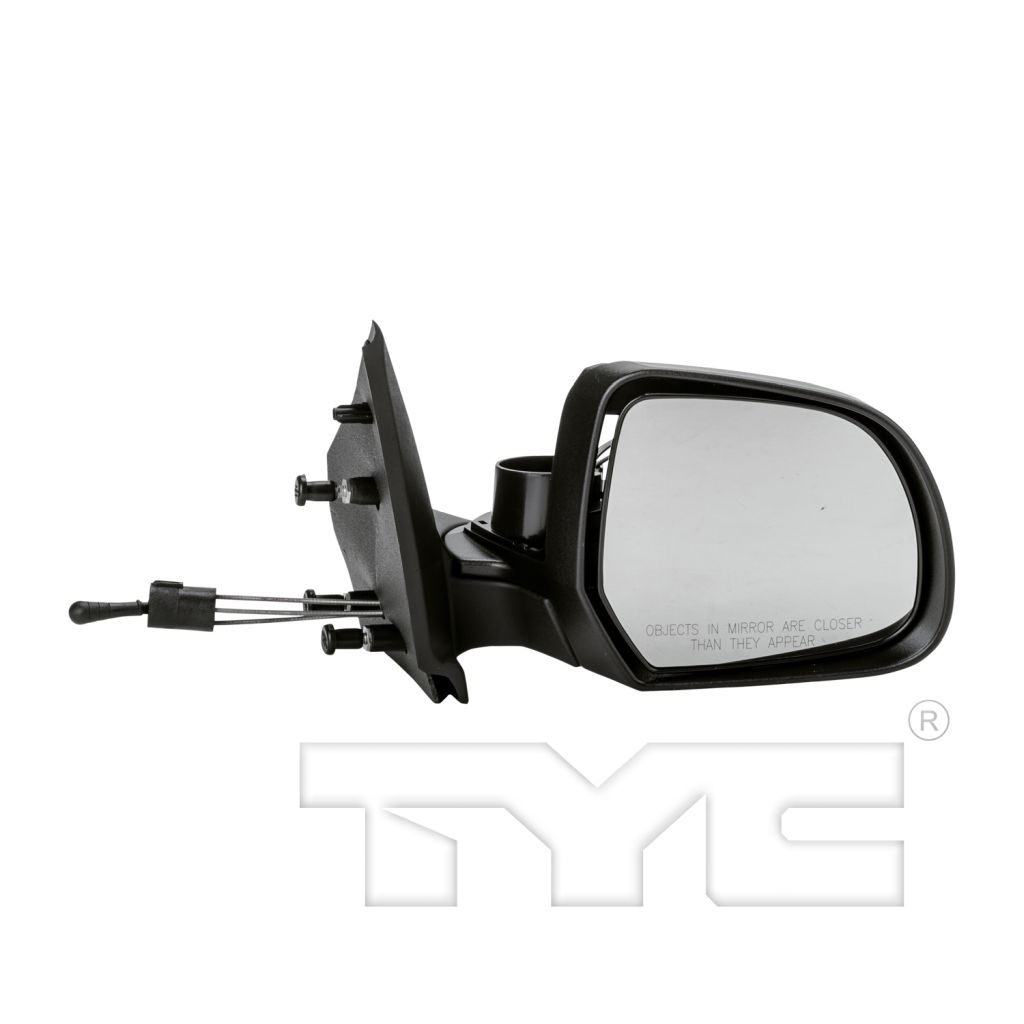 NISSAN(DATSUN) VERSA SEDAN DOOR MIRROR RIGHT (Passenger Side) MANUAL-REMOTE (BLK)(S) OEM#963013AN0A-PFM 2012-2014 PL#NI1321226
