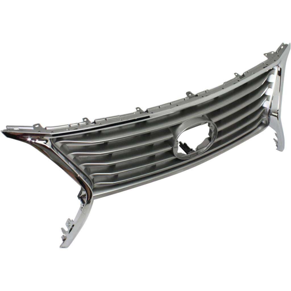 LEXUS RX 350 GRILLE ASSEMBLY CHR/SILVER (WO/SPORT PKG)(EXC F SPORT) WO/EMBLEM**CAPA** OEM#531010E140-PFM 2013-2015 PL#LX1200144C