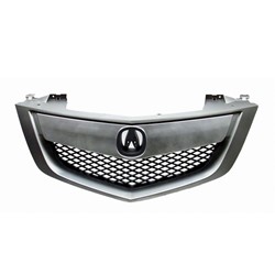 ACURA MDX GRILLE ASSEMBLY CHROME SATIN NICKEL/BLK (WO/SENSOR BELOW EMBLEM) OEM#75100STXA02 2010-2013 PL#AC1200118
