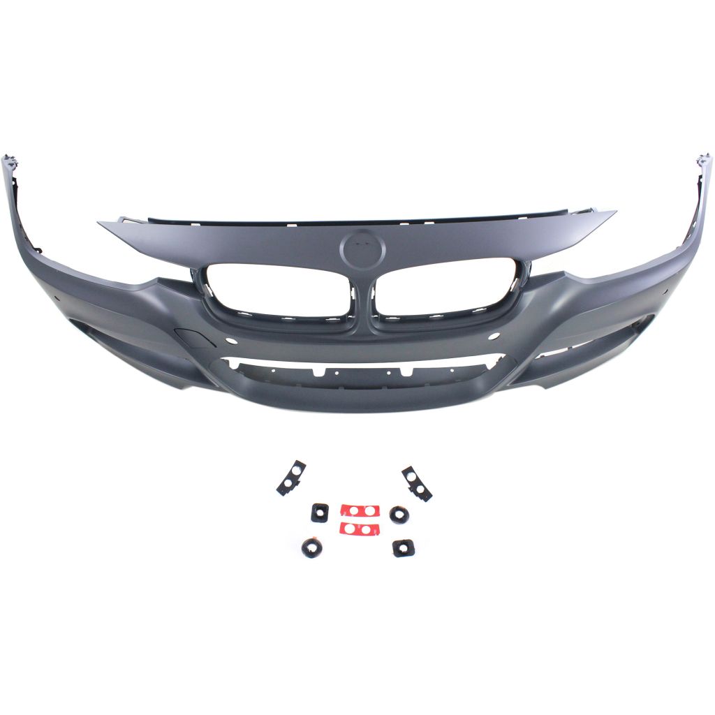 BMW BMW 3 (SEDAN) HYBRID FRONT B COVER PRIMED (W/ MOLDING HOLE)WO/WASH W/ PK SNSR W/ PK ASSIST W/ CAMERA( M SPORT) OEM#51118067955 2016-2018 PL#BM1000291