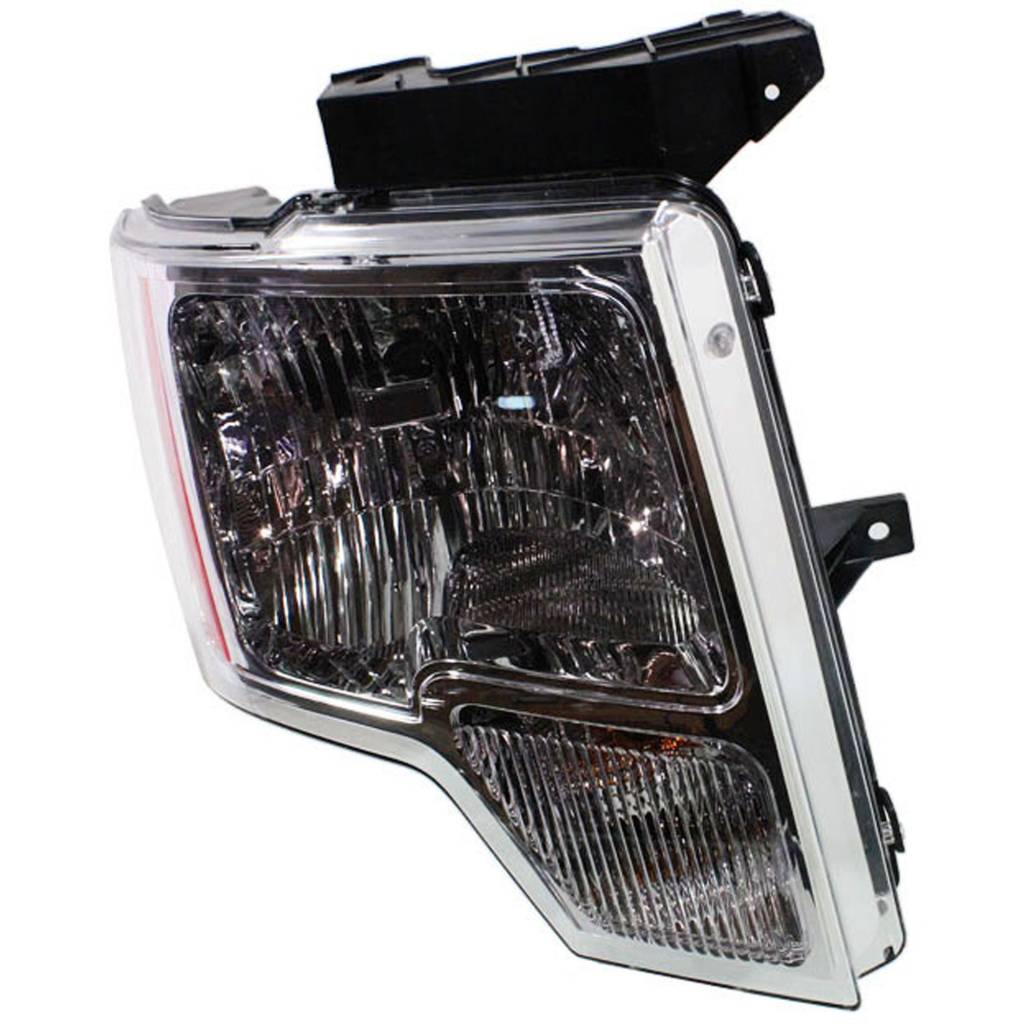 FORD TRUCKS & VANS FORD/PU (F150)(EXC SVT RAPTOR) HEAD LAMP ASSY RIGHT (Passenger Side) (HALOGEN)(CHROME TRIM)**CAPA** OEM#DL3Z13008A 2009-2014 PL#FO2503287C