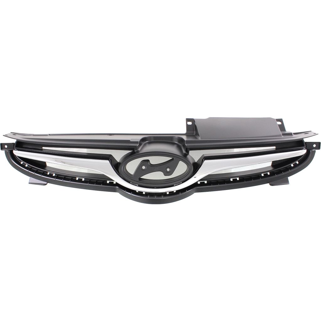 HYUNDAI ELANTRA SEDAN GRILLE BLACK W/CHROME MLDG (KOREA) OEM#863503X700 2014-2015 PL#HY1200173