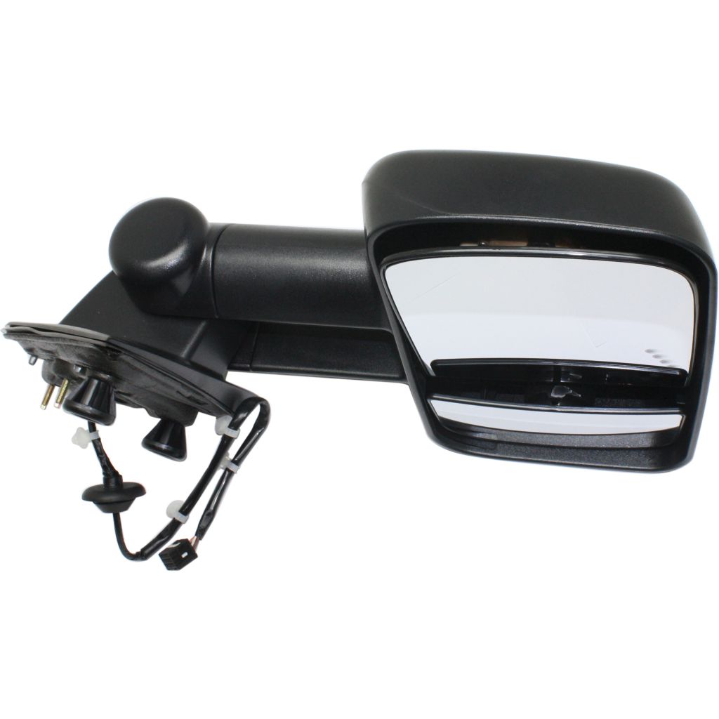 GM TRUCKS & VANS SIERRA/PU 2500/3500 (GMC) DOOR MIRROR RIGHT (Passenger Side) PWR/HTD/M-FOLD (TOW TYPE)(DUAL ARM)(W/SIGNAL IN GLASS)(BLK) OEM#22820398 2015-2019 PL#GM1321458