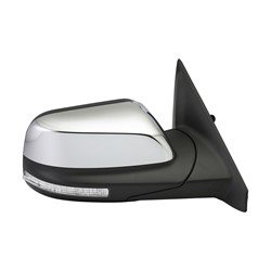 FORD TRUCKS & VANS EXPLORER DOOR MIRROR RIGHT (Passenger Side) PWR/HTD/SIGNAL/PUDDLE LAMP/MEMORY/P-FOLD (W/BSD)(CHROME) OEM#GB5Z17682EE 2016-2019 PL#FO1321618