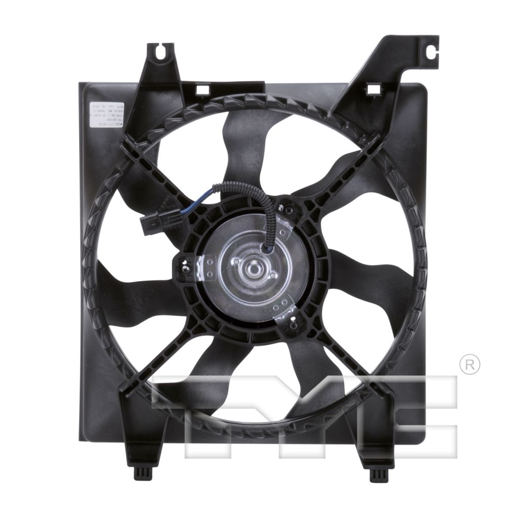 HYUNDAI ACCENT HATCHBACK RADIATOR FAN ASSEMBLY OEM#253801E100 2007-2011 PL#HY3115122