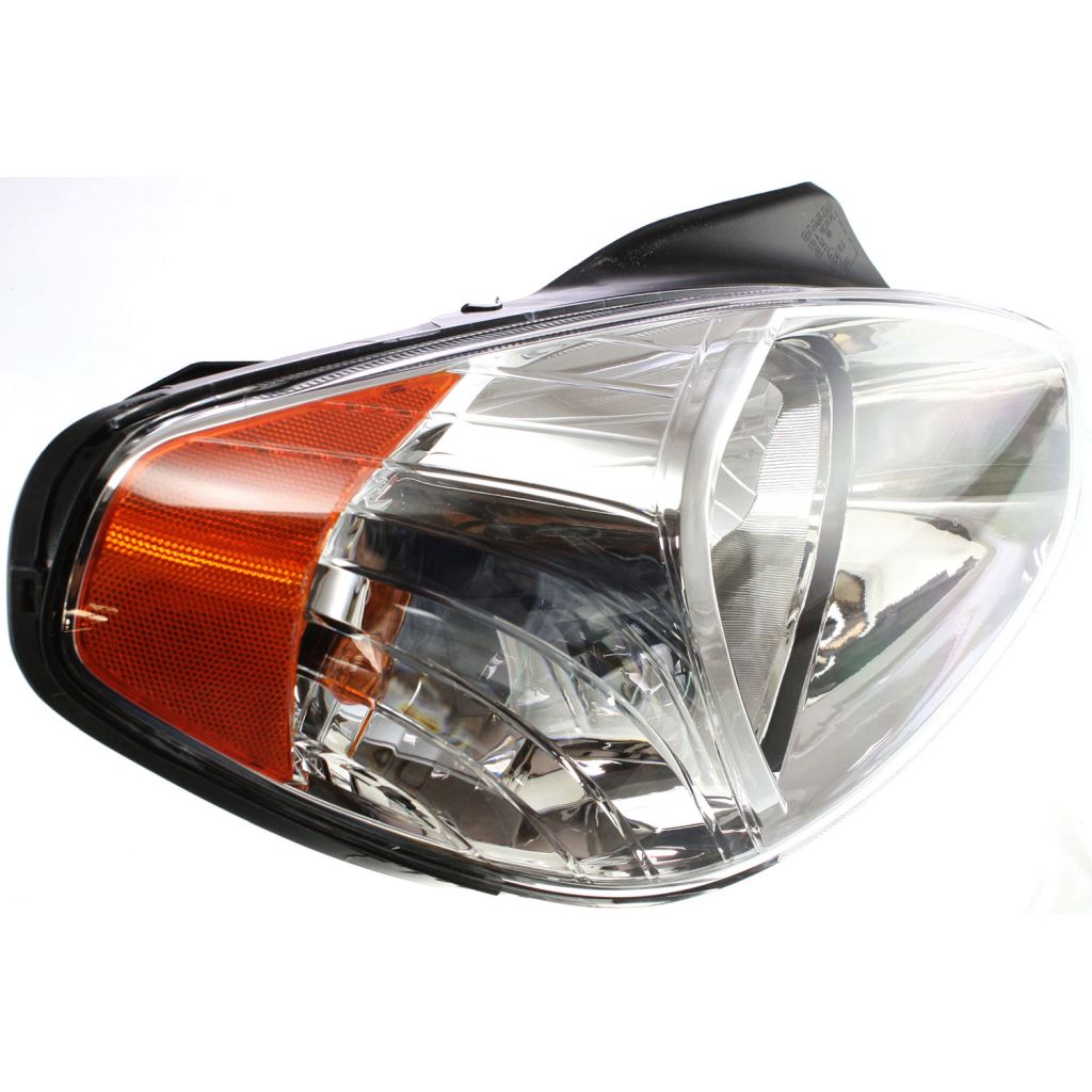 HYUNDAI ACCENT HATCHBACK HEAD LAMP ASSY RIGHT (Passenger Side) (HEAD LAMP SOCKET 6HOLE/3PIN) OEM#921021E010 2007 PL#HY2503137