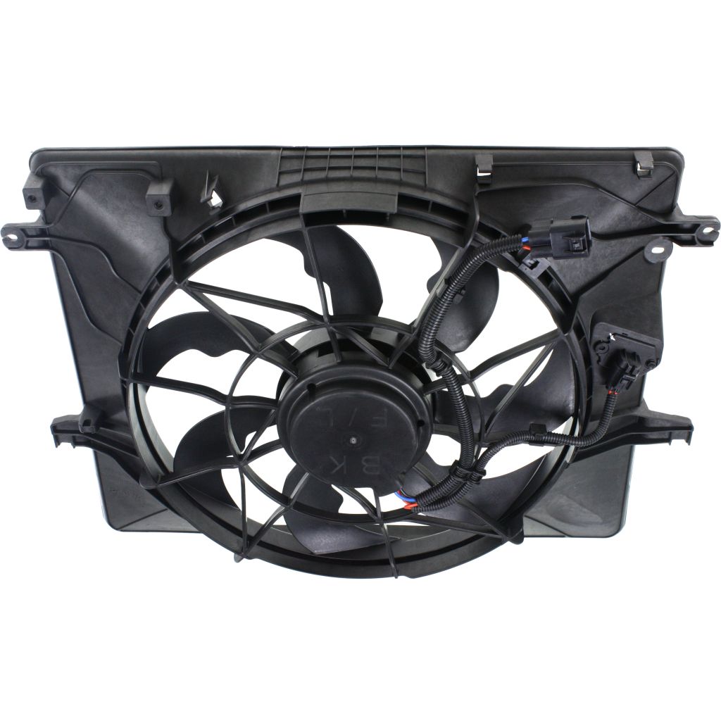 HYUNDAI GENESIS COUPE RADIATOR & A/C FAN ASSY (2.0L) OEM#253802M500 2013-2014 PL#HY3115147