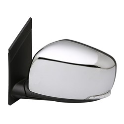 CHRYSLER TOWN & COUNTRY DOOR MIRROR LEFT (Driver Side) PWR/HTDSIGNAL/MEMORT/M-FOLD (WO/DIM)(CHROME CVR)(10H7P) OEM#5113325AA 2008-2010 PL#CH1320383