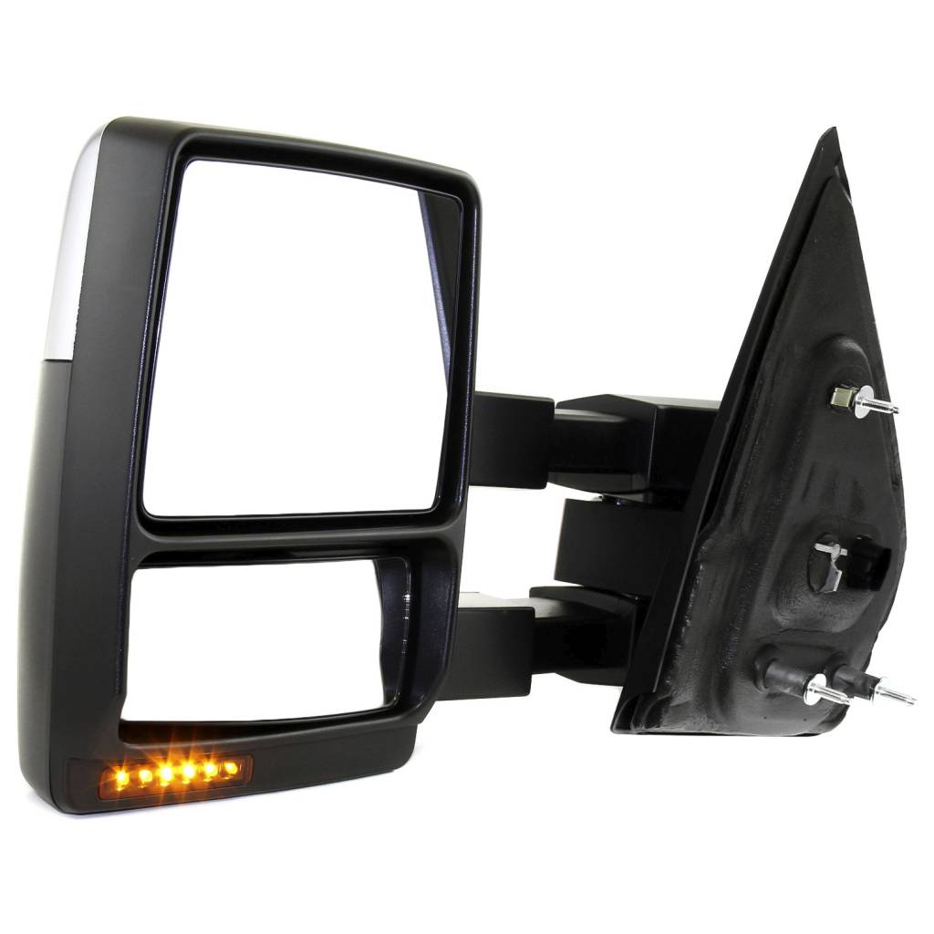 FORD TRUCKS & VANS FORD/PU (F150)(EXC SVT RAPTOR) DOOR MIRROR LEFT (Driver Side) PWR/HTD/SIGNAL/PUDDLE/MEMORY/M-FOLD (CHR)(DUAL ARM) OEM#9L3Z17683EC 2009-2014 PL#FO1320388
