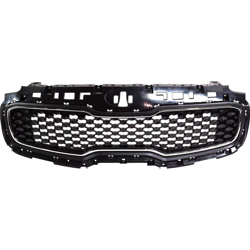 KIA SPORTAGE GRILLE ASSEMBLY MAT-BLK (W/CHR FRAME)(FWD) OEM#86350D9000 2017-2019 PL#KI1200194