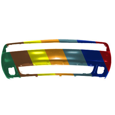 DODGE CHALLENGER FRONT BUMPER COVER PRIMED (EXC ROUND FOG HOLE)(WO/WIDE BODY) OEM#68258731AC 2015-2023 PL#CH1000A25