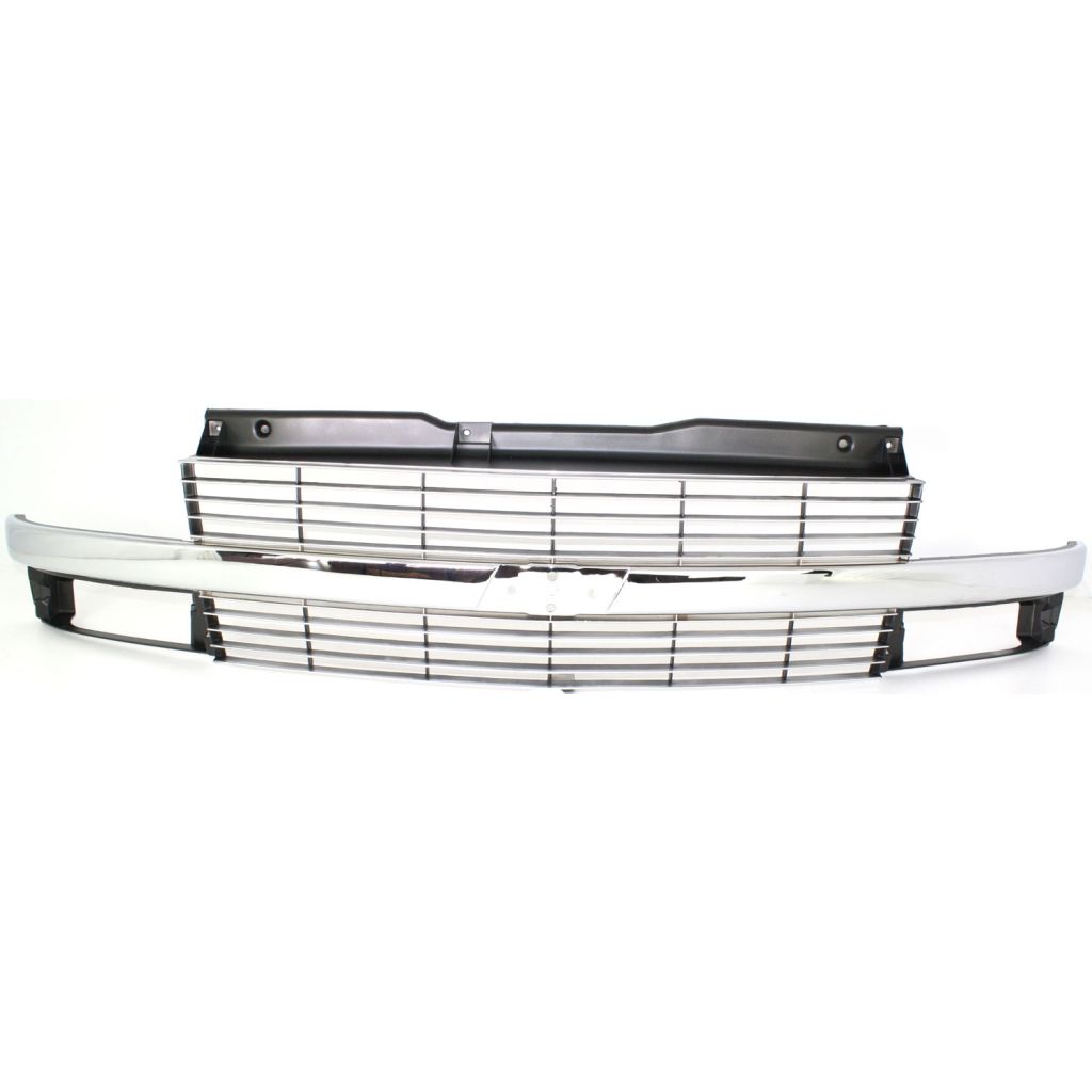 GM TRUCKS & VANS ASTRO VAN (CHEVY) GRILLE CHR/ARG(CHEVY) COMPOSITE HEAD/LAMP OEM#19130758 1995-2005 PL#GM1200371