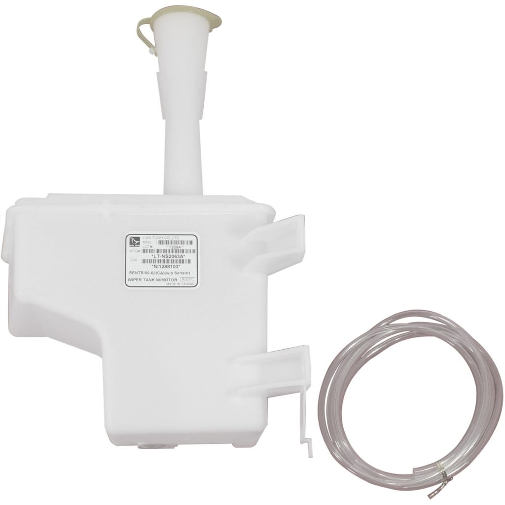 NISSAN SENTRA WASHER TANK W/PUMP WO/SENSOR HOLE OEM#28910ZG00A 2000-2006 PL#NI1288103