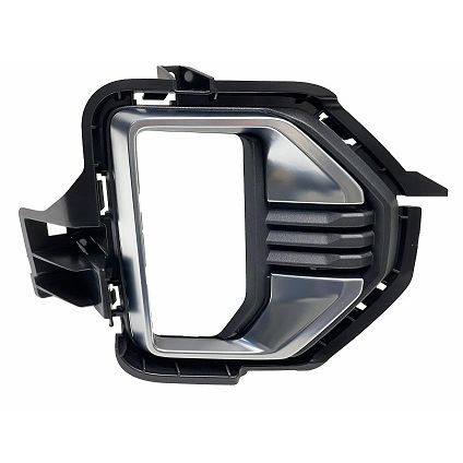 GM TRUCKS & VANS CANYON (GMC) FOG LAMP BEZEL RIGHT (Passenger Side) SATIN-CHROME/BLACK (W/FOG)(AT4) OEM#84693863 2021 PL#GM1039277
