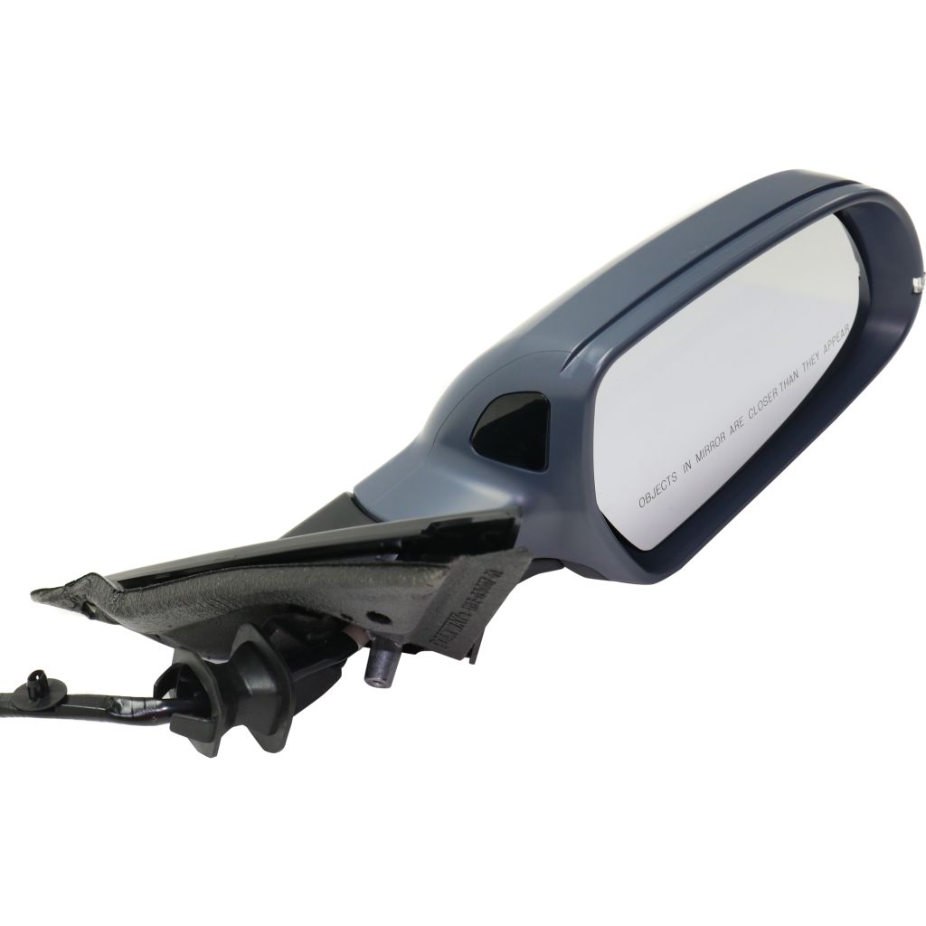 AUDI A4 SEDAN / WAGON DOOR MIRROR RIGHT (Passenger Side) PWR/HTD/SIGNAL/MEMORY/P-FOLD (W/BSD)(W/ANTI-GLARE)(WO/DIMMING) OEM#8K1857410AJ01C-PFM 2012-2016 PL#AU1321142