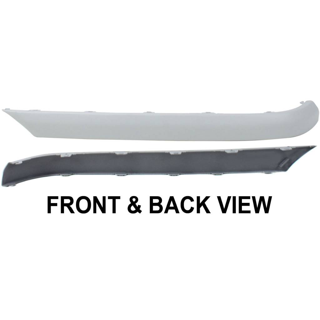 MERCEDES-BENZ C-CLASS SEDAN/WAGON (203) REAR BUMPER STRIP OUTER LEFT (Driver Side) PRIMED (SD)(W/O AMG)(WO/SENSOR) OEM#2038852521 2001-2007 PL#MB1158107