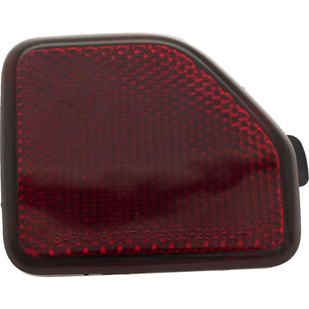 JEEPVEHICLE WRANGLER PLUG-IN REAR BUMPER REFLECTOR LEFT (Driver Side) (EXC STEEL BMP)**CAPA** OEM#68281937AB 2021-2024 PL#CH1184108C