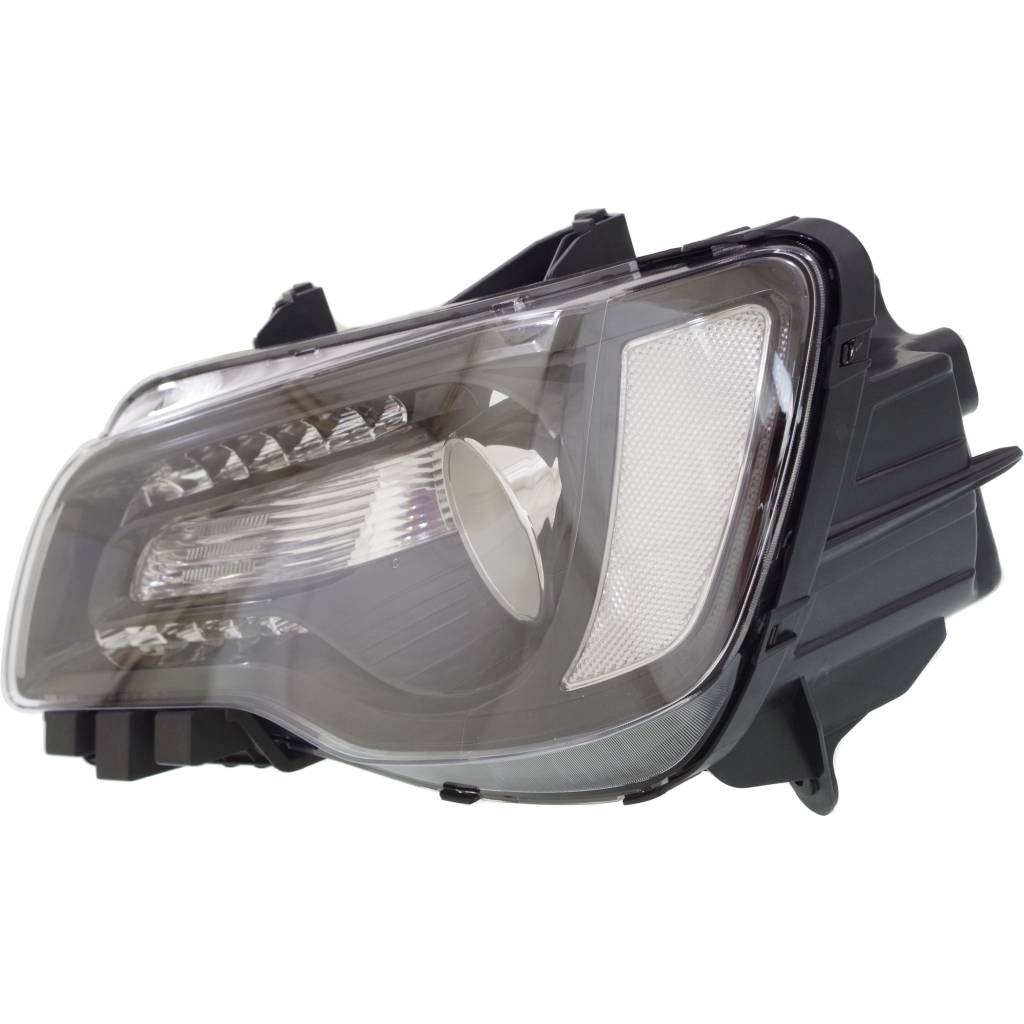 CHRYSLER 300 HEAD LAMP ASSY LEFT (Driver Side) (HALOGEN)(BLACK) OEM#68214383AD 2015-2017 PL#CH2502269