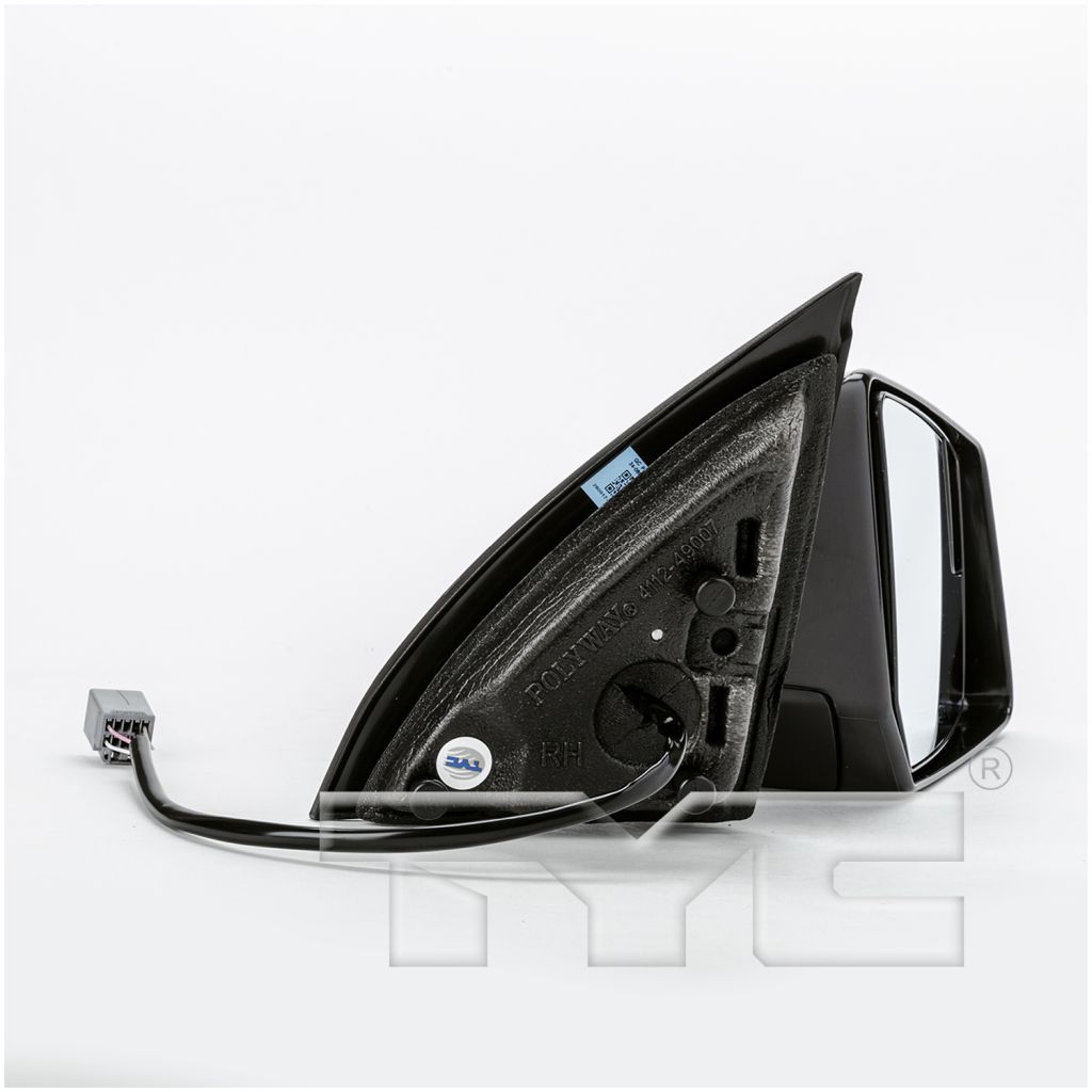 GM TRUCKS & VANS ACADIA / ACADIA LIMITED DOOR MIRROR RIGHT (Passenger Side) PWR/HTD/M-FOLD/SIGNAL(W/BLIND SPOT MIRROR) (PTM) OEM#20879275 2012 PL#GM1321383